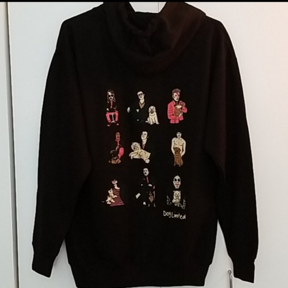 Dog Limited Rockers with Puppies Hoodie Size Medium EUC - Picture 8 of 13